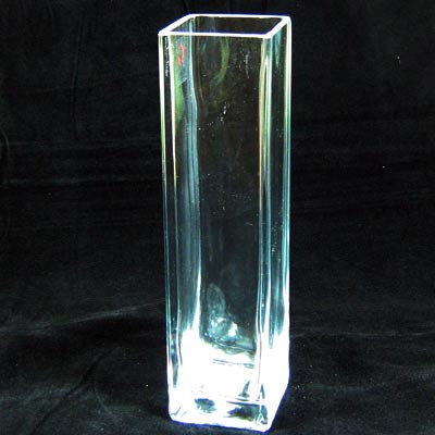 n.a. Vase Nina Glas Glasvase Vierkantvase 5,5x22cm
