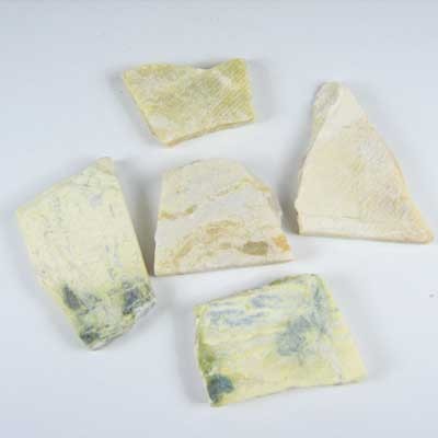 n.a. Antikos Anticos Steine Flachsteine Dekosteine 20x60mm 1kg lemon